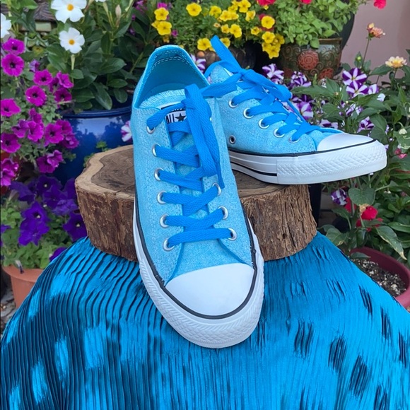 womens teal aqua blue converse shoes